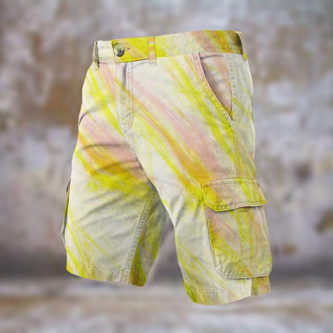 Preview: Cargohose mit Sienna - Hose, lang oder kurz, bunt, 100% Polyester, Grösse S-5XL, fester Stoff, Normale Passform, Mischling, Mix, Windhunde, Podenco